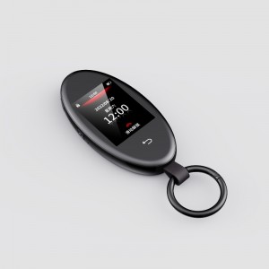 Khóa xe hơi LCD Smart LCD, Nâng cấp Keyless Entry, Purple Car Key Khóa tự động&Mở khóa xe từ xa, Key FOB thay thế phụ kiện trộm cắp, Hiển thị logo xe
